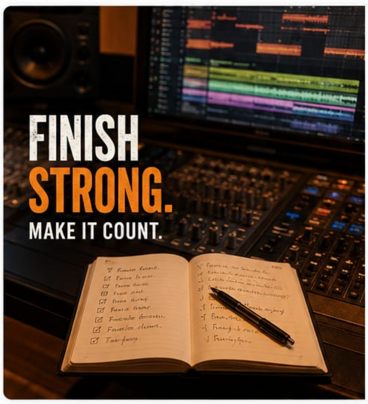 10 Tips for Finally Finishing Your Track (Instead of Leaving It on Your Hard Drive)