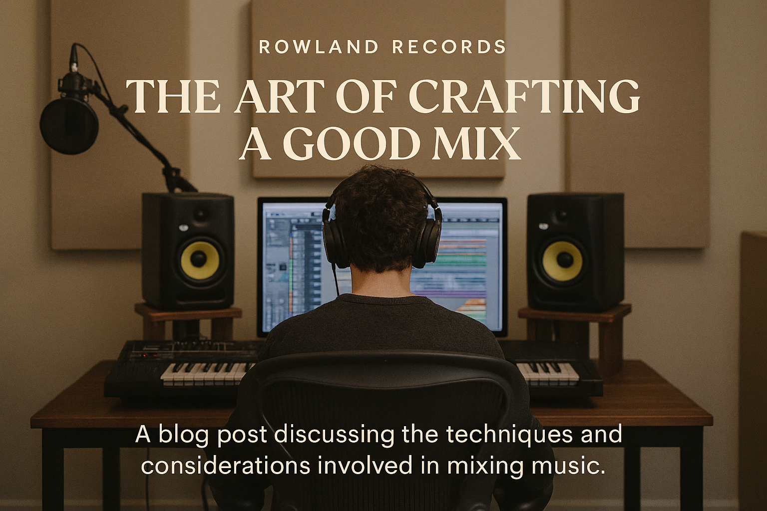 The Art of Crafting a Good Mix: Turning Ideas into Impact at Rowland Records